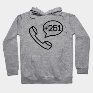 Ethiopia-Dialing Code Hoodie